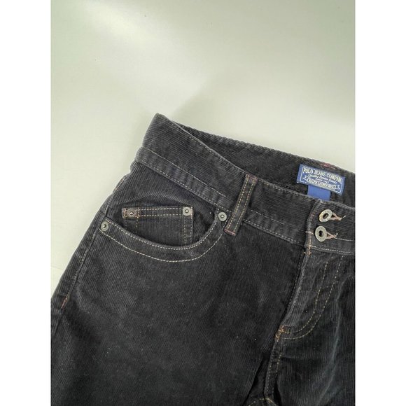 Ralph Lauren Polo Jeans Company Women's Straight Black Corduroy Pants Size 4 - Picture 8 of 16